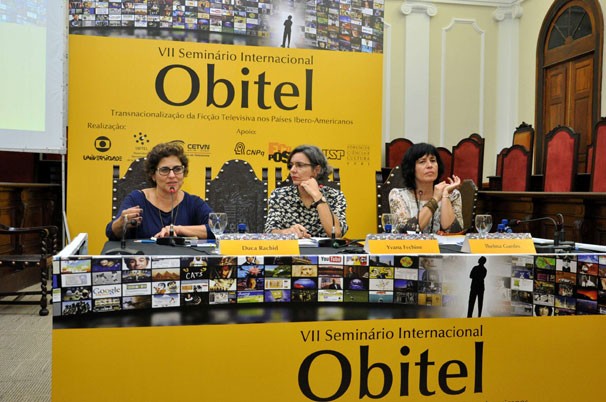 No debate da terceira mesa, participaram Duca Rachid, Yvana Fechine e Thelma Guedes (Foto: Renato Velasco)