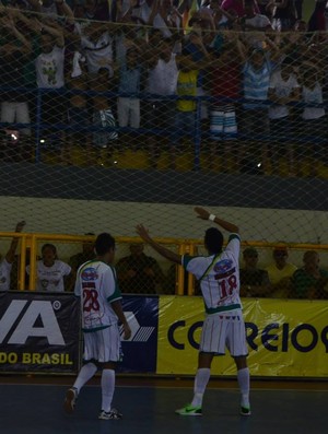 Gol Crateús final Taça Brasil futsal Crateús (Foto: Divulgação/CBFS)