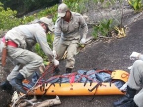 Corpo foi encontrado sem vida pelo Corpo de Bombeiros (Foto: Foto Leitor A Gazeta) Corpo foi encontrado sem vida pelo Corpo de Bombeiros (Foto: Foto Leitor A Gazeta)