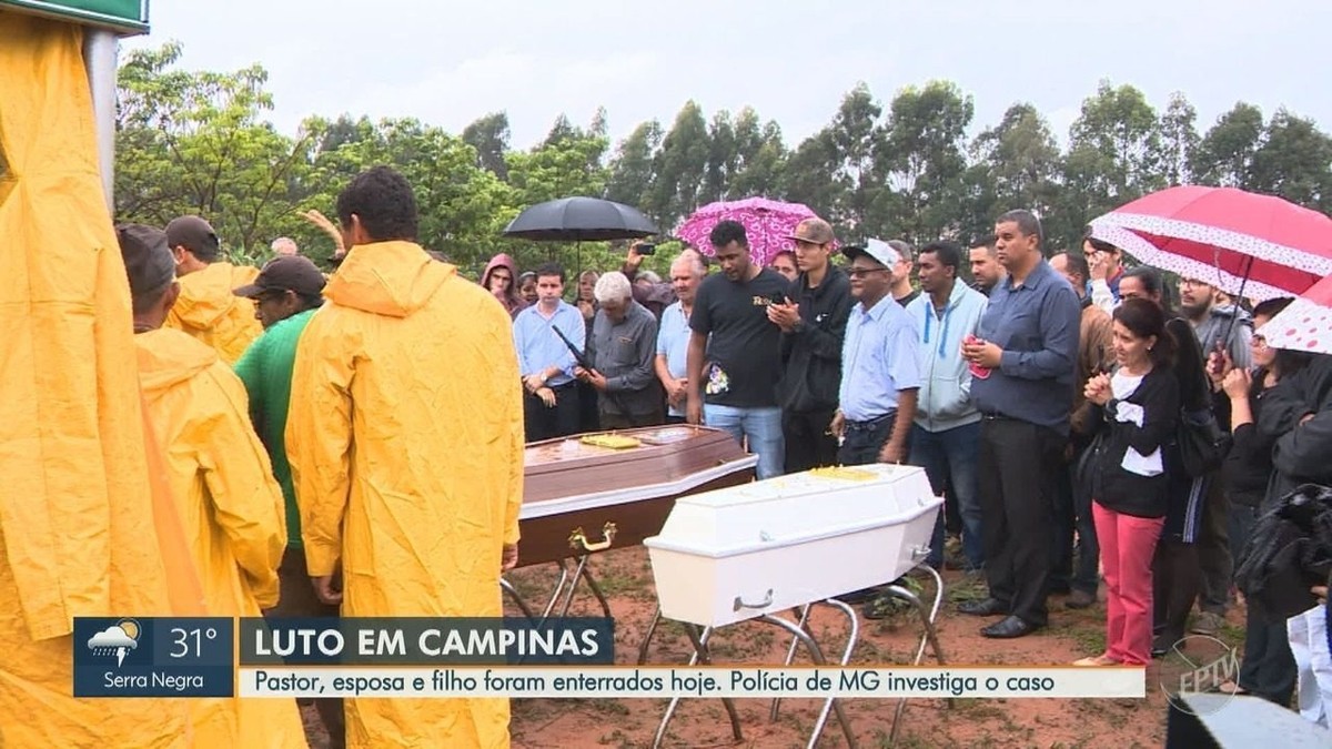 Família morta em acidente em MG é sepultada em Campinas menino