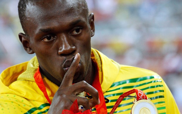 Usain Bolt 100m Olimpíadas 2008 (Foto: Getty Images)