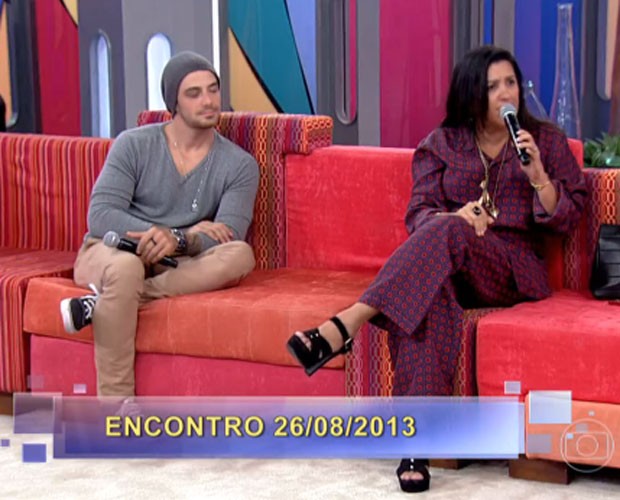 Regina Casé participou do Encontro (Foto: reprodução TV Globo)