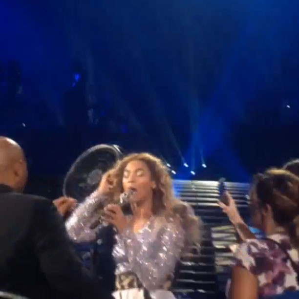 Beyoncé em show em Montreal, no Canadá (Foto: Instagram/ Reprodução)
