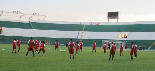 Treino São Paulo Santa Cruz de la Sierra (Foto: Carlos Augusto Ferrari)