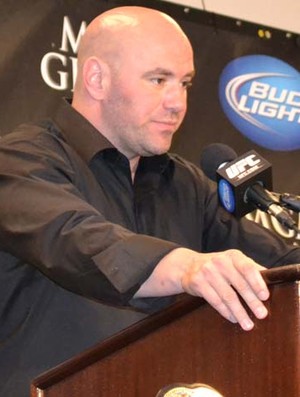 Dana White durante coletiva no UFC 146 (Foto: Adriano Albuquerque)