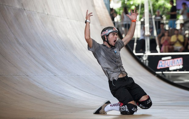 Pedro Barros skate vertical no Maresia Vert Jam  (Foto: Leandra Benjamin)