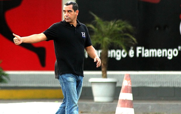 Zinho no treino do Flamengo (Foto: Maurício Val / Vipcomm)