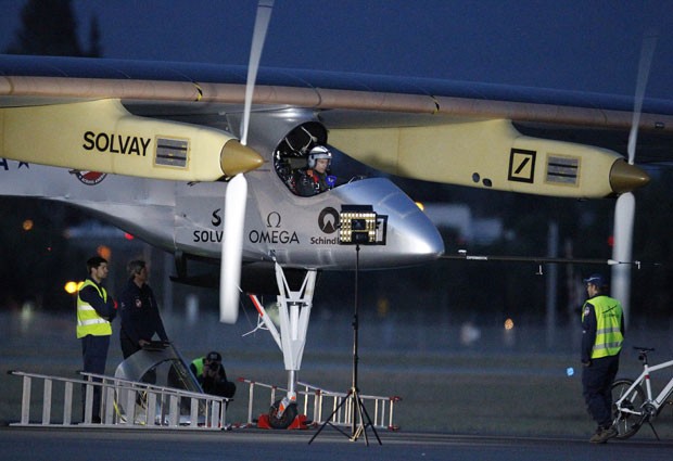 Equipe de voo espera concluir a travessia dos EUA em dois meses (Foto: Tony Avelar/AP)