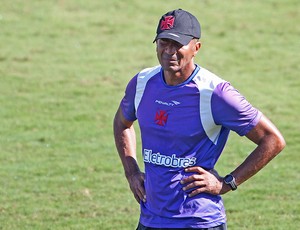 Cristóvão Borges no treino do Vasco (Foto: Ivo Gonzalez / Agencia O Globo)