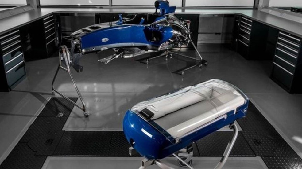 O carrinho Babypod da Williams deve muito à tecnologia dos carros da F1. (Foto: Divulgação/Malcolm Griffiths)
