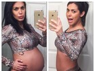 Bella Falconi mostra diferença no corpo nove dias após dar à luz