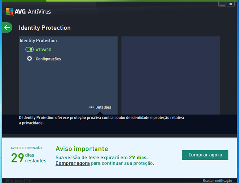 screenshot de AVG AntiVirus 