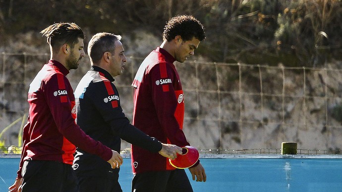 Portugal treino Paulo Bento,Miguel Veloso,Pepe (Foto: EfeServicios )