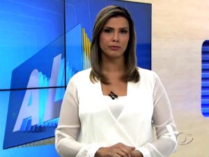 Thaíse Cavalcante comanda o ALTV 1ªEdição (Foto: Reprodução/TV Gazeta)