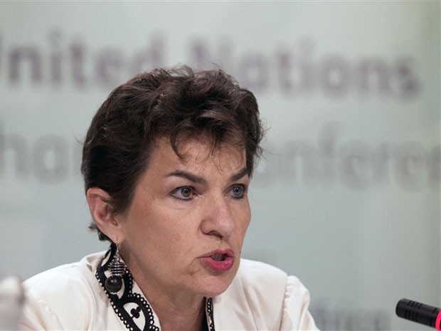 A secretária-executiva da UNFCCC, Christiana Figueres, em entrevista realizada nesta terça-feira (2), nos Estados Unidos (Foto: Rogan Ward/Reuters)