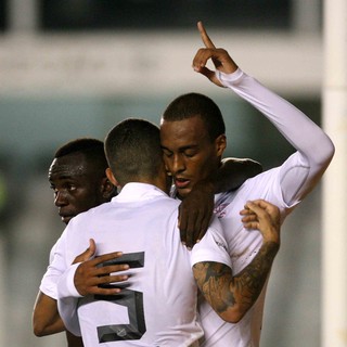 Santos x Santos-AP comemoração Luiz Felipe (Foto: Agência Estado)