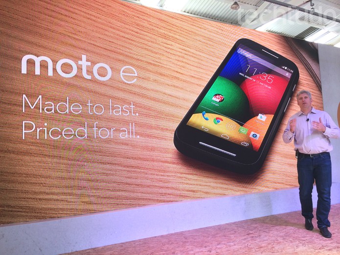 Motorola lança Moto E em evento realizado em São Paulo (Foto: Allan Melo/ TechTudo) Motorola lança Moto E em evento realizado em São Paulo (Foto: Allan Melo/ TechTudo)