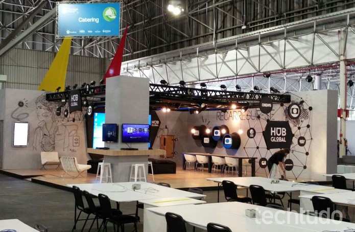 Campus Party 2016, tudo 'quase pronto'; vai começar a CPBR 9 (Foto: Fabrício Vitorino/TechTudo) Campus Party 2016, tudo 'quase pronto'; vai começar a CPBR 9 (Foto: Fabrício Vitorino/TechTudo)