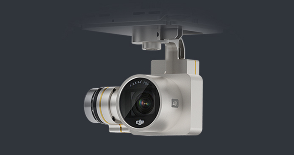 Phantom 3 já vem com câmera e gimbal instalados (Foto: Divulgação/DJI)