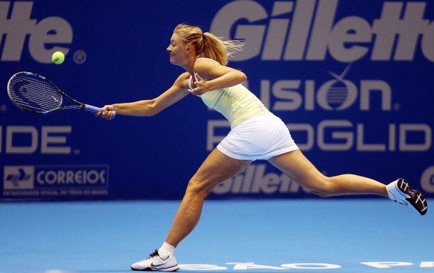 Sharapova tênis São Paulo (Foto: Ernesto Rodrigues / Ag. Estado)