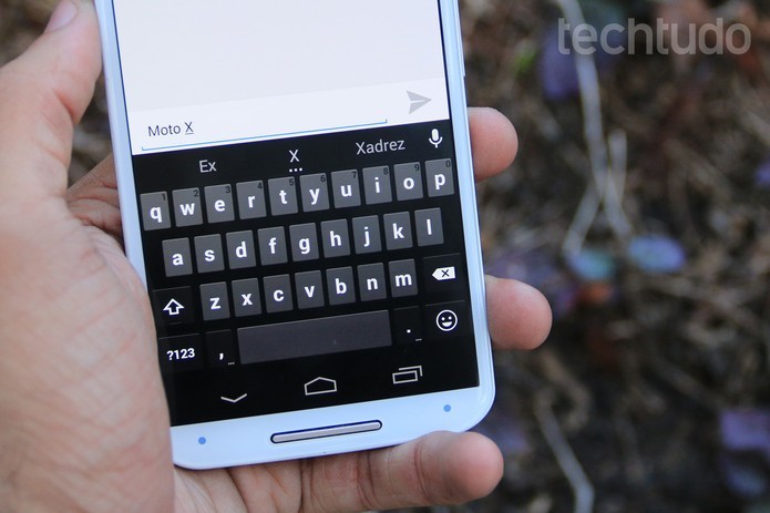Como desativar o modo Flow do SwiftKey? (Foto: Lucas Mendes/TechTudo)