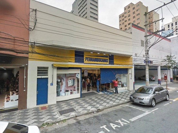 Imagem de maio de 2016 mostra fachada das Lojas Pernambucanas na rua Cardoso de Almeida, na zona oeste de São Paulo (Foto: Reprodução/Google Street View) Imagem de maio de 2016 mostra fachada das Lojas Pernambucanas na rua Cardoso de Almeida, na zona oeste de São Paulo (Foto: Reprodução/Google Street View)