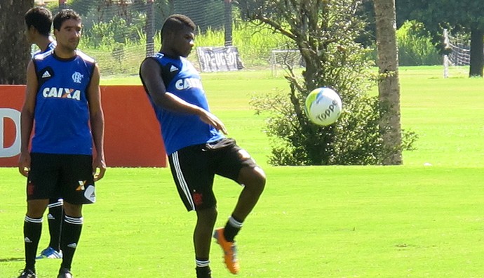 feijão flamengo treino (Foto: Thales Soares)