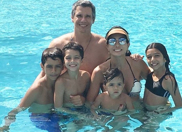 Márcio Garcia curte férias ao lado da mulher e dos filhos (Foto: Reprodução/Instagram)