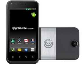 Iphone da Gradiente usa o sistema operacional Android (Foto: Divulgação)