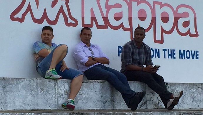 Gilberto Silva visita CT do América-RN (Foto: Edmo Anderson)