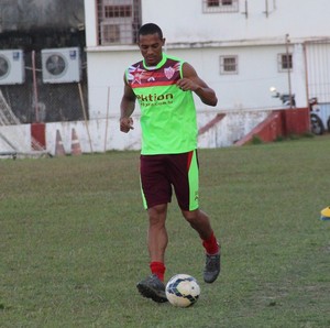 Willian Saroa, atacante Rio Branco-AC (Foto: Duaine Rodrigues)