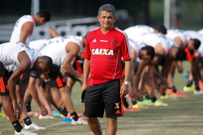Ney Franco, Flamengo, Treino, Ninho do Urubu (Foto: Gilvan de Souza/Fla Imagem)
