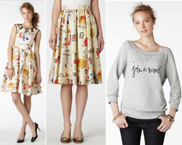 Peças da coleções da blogueira para a Kate Spade (Foto: Divulgação)