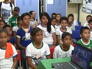 Objetivo do projeto é estimular o senso crítico e cidadão dos alunos (Foto: Reprodução TV Tapajós)