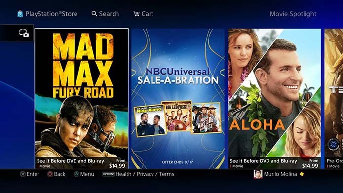 PlayStation Store (Foto: Reprodução/Murilo Molina)
