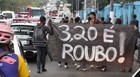 SP tem protesto contra reajuste nos transportes (Luiz Claudio Barbosa/Futura Press/Estadão Conteúdo)