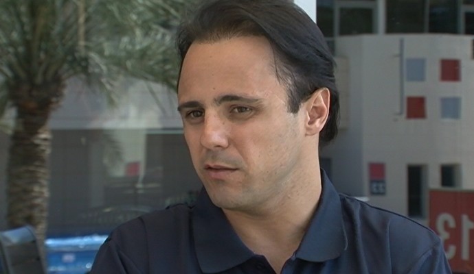 Felipe Massa está otimista com a pré-temporada (Foto: Reprodução TV Globo) Felipe Massa está otimista com a pré-temporada (Foto: Reprodução TV Globo)