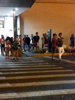&quot;Rolezinho&quot; no Shopping Piracicaba (Foto: Thomaz Fernandes/G1)