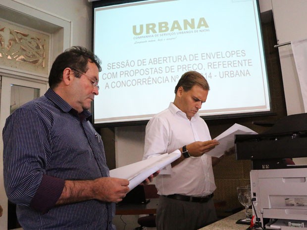 Resultado da licitação da limpeza pública foi anunciado nesta segunda pela Urbana (Foto: Divulgação/Urbana)