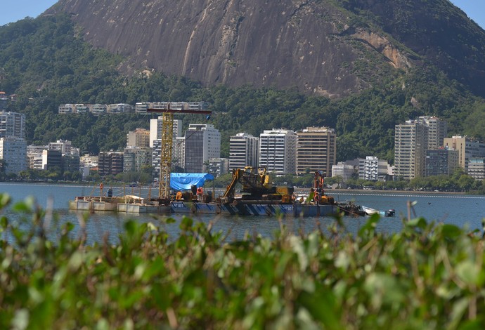 Estádio de remo da lagoa rodrigo de freitas olimpíadas rio 2016 (Foto: André Durão)