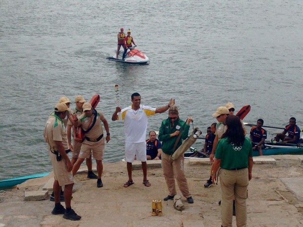 G Tocha Ol Mpica Passa Pelo Norte Do Rj E Atravessa Rio Para Ba De Barco Not Cias Em Norte