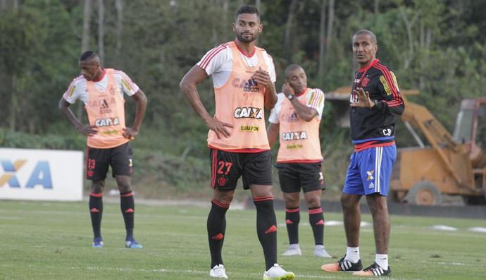 Kayke treino Flamengo (Foto: Divulgação / Flamengo) Kayke treino Flamengo (Foto: Divulgação / Flamengo)