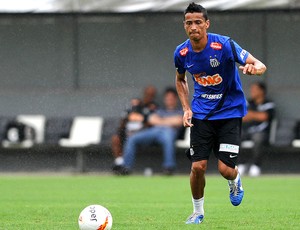 Cícero no treino do Santos (Foto: Ivan Storti / Site Oficial do Santos)