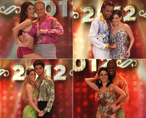 Kadu Moliterno, Bárbara Paz, Rodrigo Simas e Claudia Ohana (Foto: Domingão do Faustão / TV Globo) Kadu Moliterno, Bárbara Paz, Rodrigo Simas e Claudia Ohana (Foto: Domingão do Faustão / TV Globo)