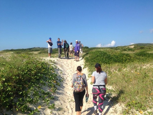 Projeto Caminhadas na Natureza, em Cabo Frio, RJ (Foto: Divulgação)