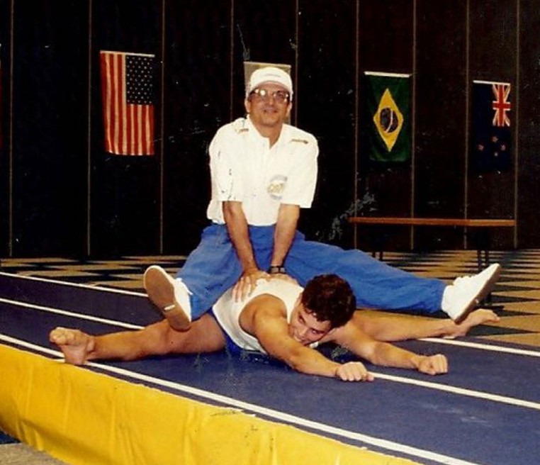 Bruno Chateaubriand no Pan Pacífico em 1997 na África do Sul (Foto: Arquivo pessoal)