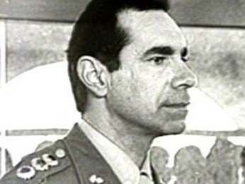 O coronel Carlos Alberto Brilhante Ustra em imagem dos anos 1970 (Foto: Reprodução/TV Globo)