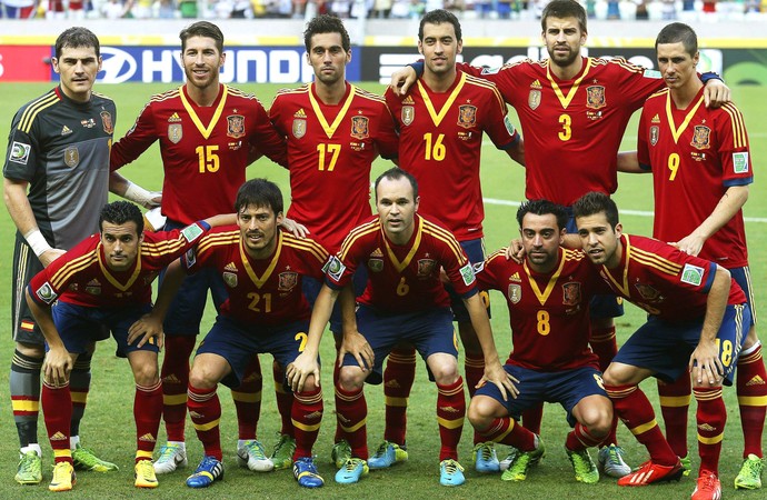 Seleção da Espanha (Foto: EfeServicios)