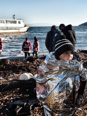 Mais de 700 mil migrantes chegaram à Europa pelo Mediterrâneo (Aris Messinis/AFP)