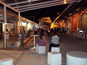 Lounge do Rio Boat Show (Foto: Lilian Quaino/G1)